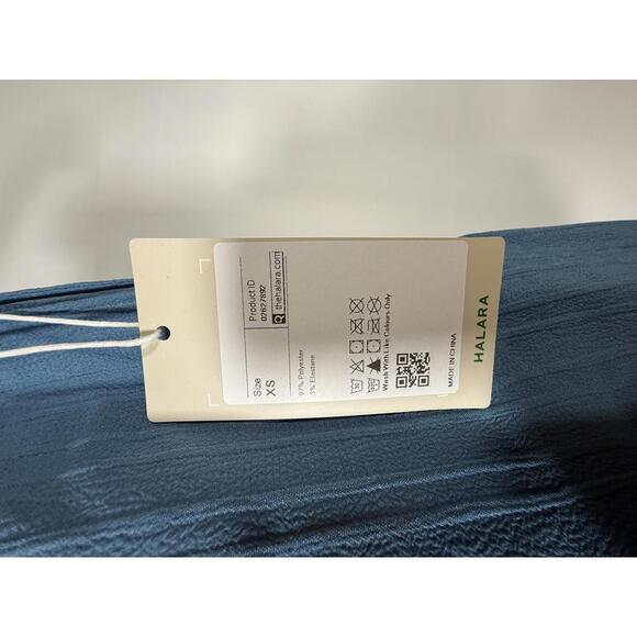 NWT Halara High Waisted Pocket Wide Leg Casual Linen-Feel Bermuda Shorts Size XS - Picture 5 of 7